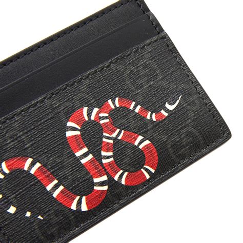 gucci card holder with snake.